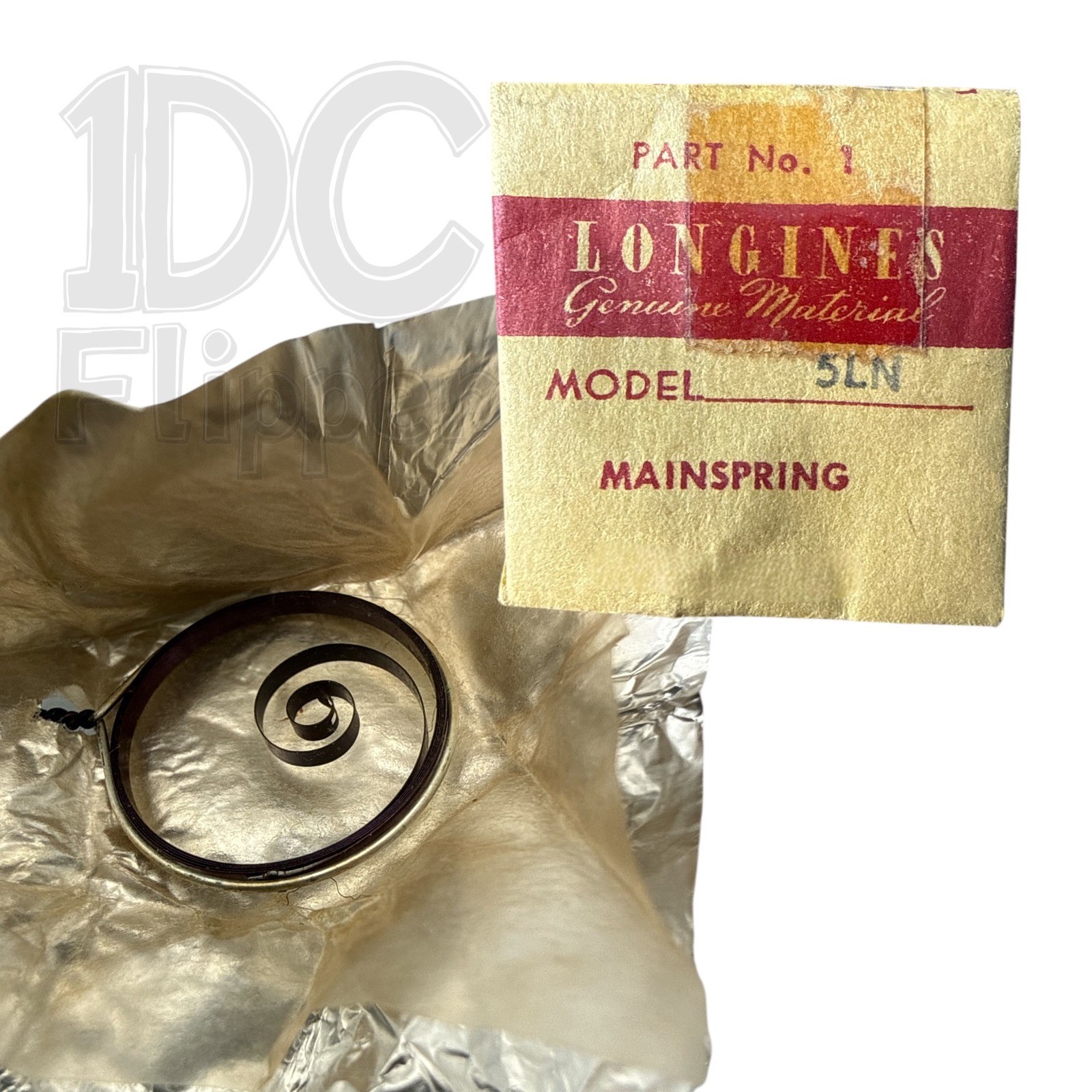 Longines 5LN Mainspring Blue Steel NOS MSS-WL3 LON 8M Fits Multiple, Read List!