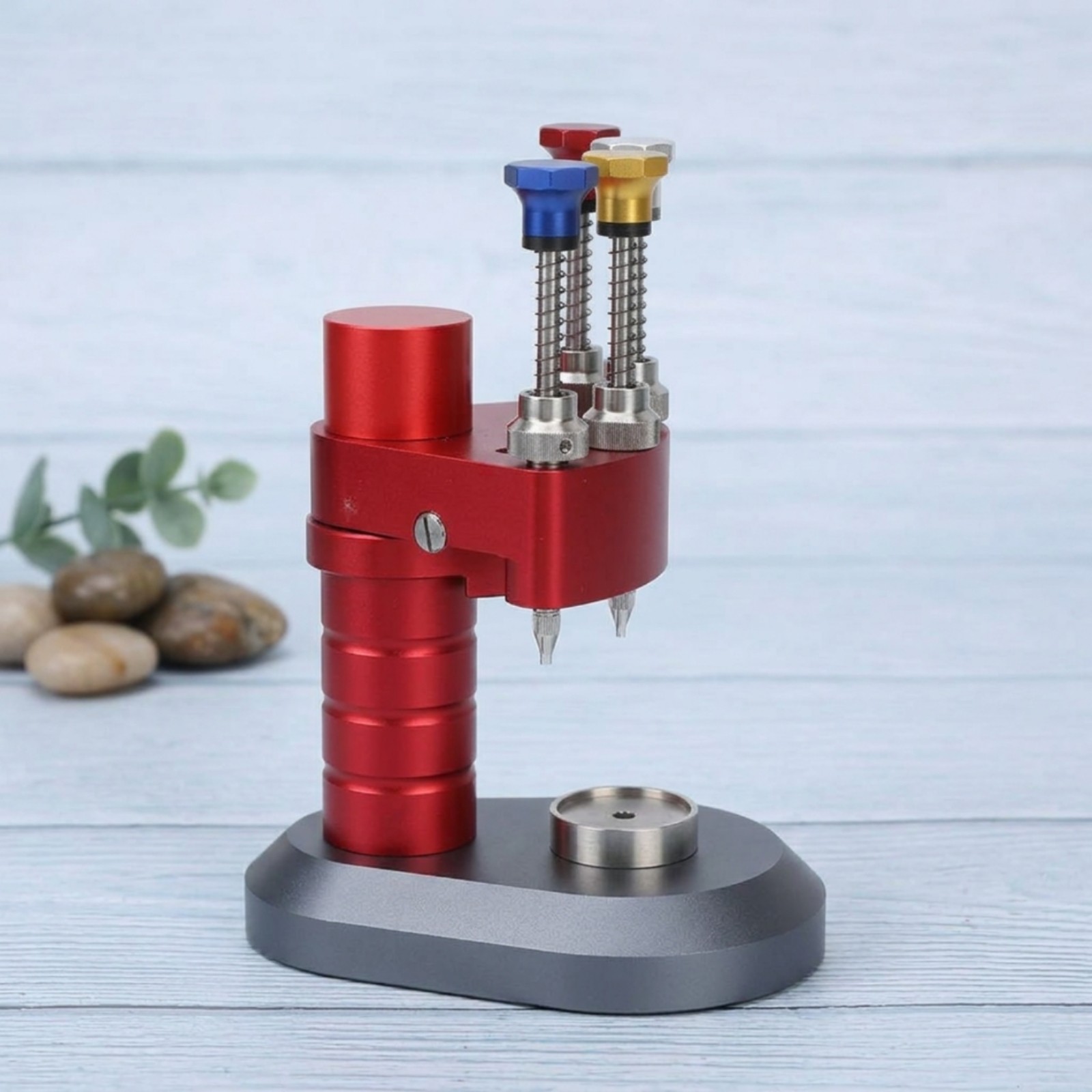 Manual Watch Hand Setter Metal Watch Hand Setting Machine Colored Tops