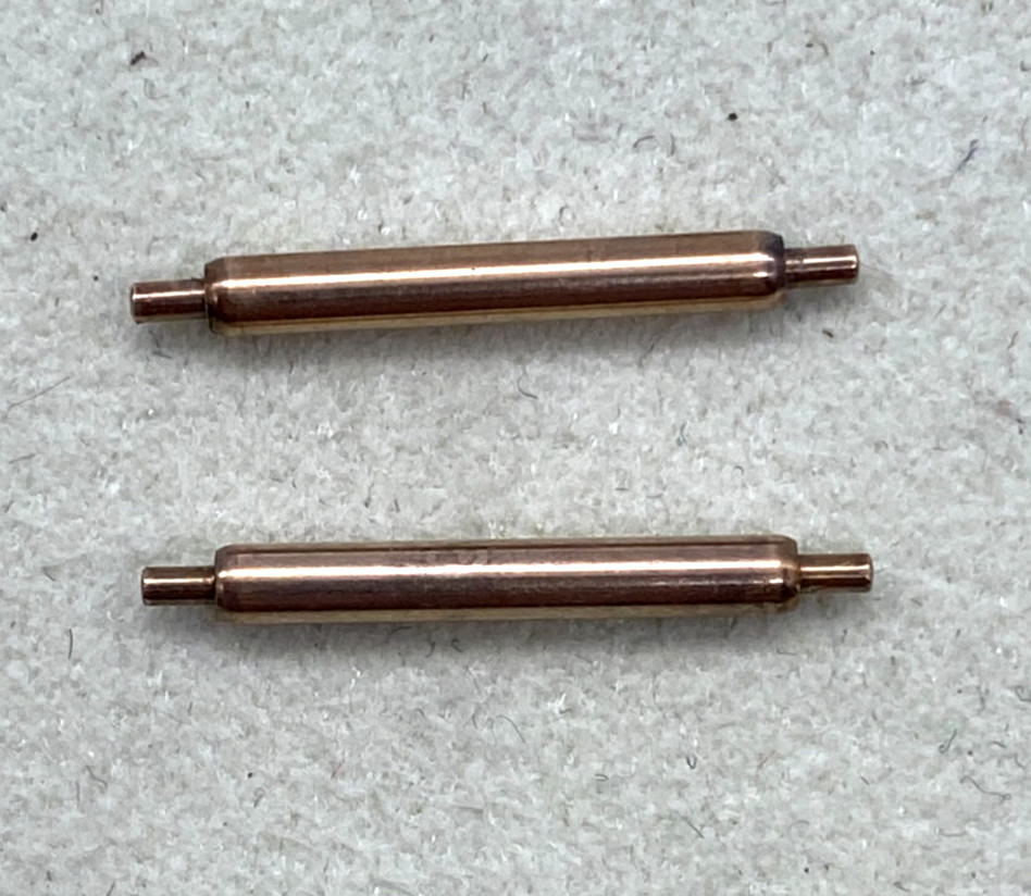 Rolex 18k Yellow Gold Datejust 13mm Spring Bar Watch Case Pins 6917 / 69178