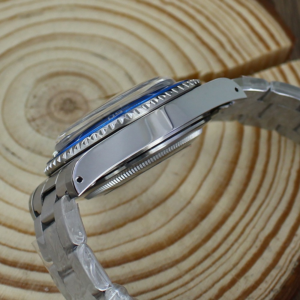 38mm Vintage Dive Watch Case Wristband Domed Acrylic Glass For Seiko NH35 36 38
