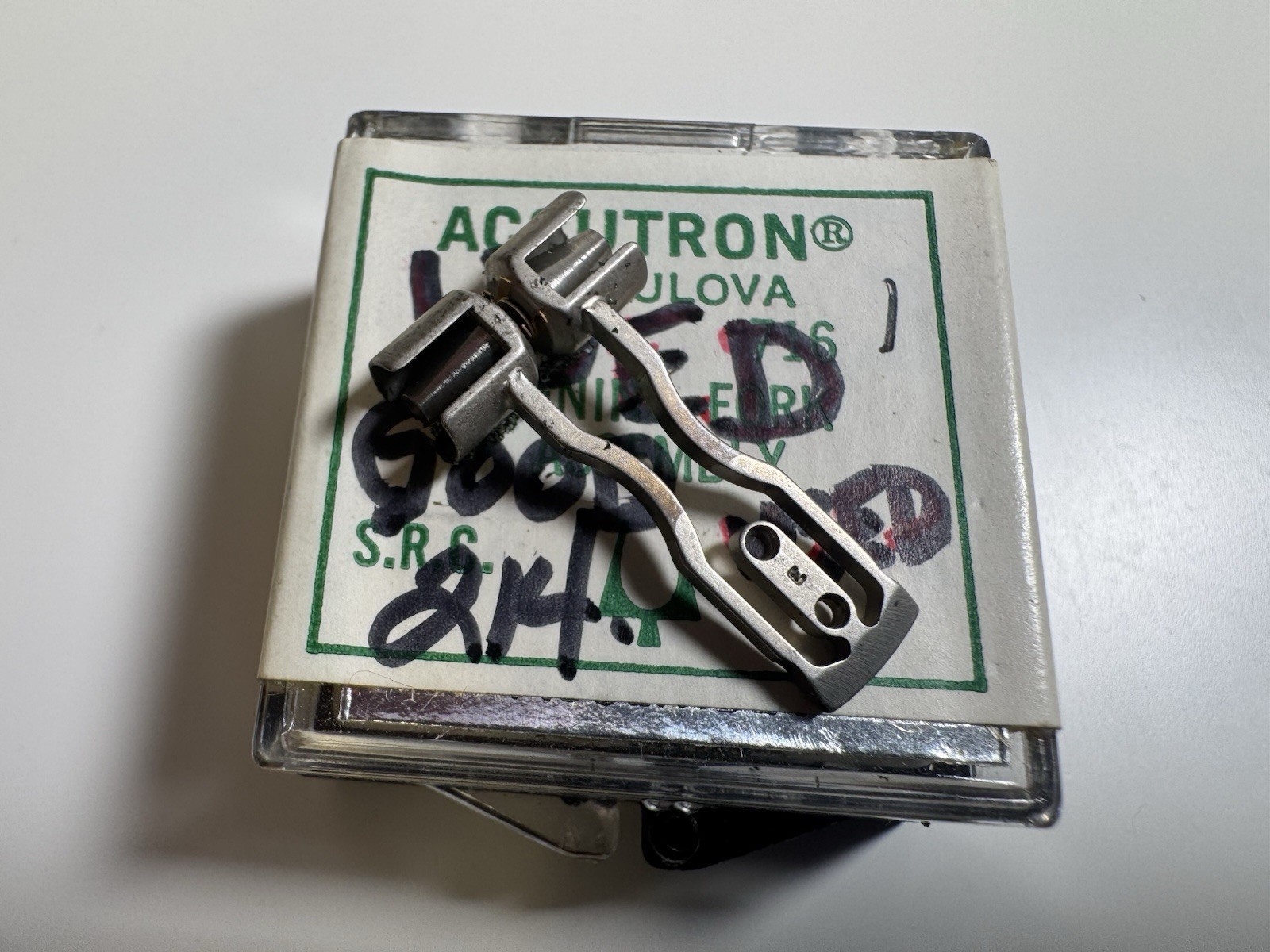 accutron by bulova 214 tuning fork part as shown
