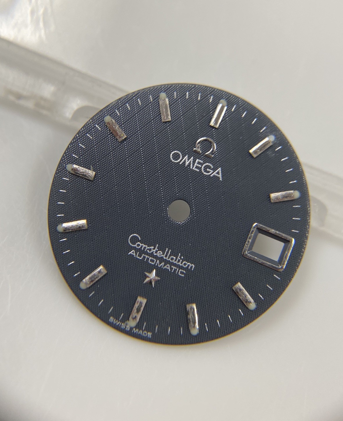 Original NOS Omega Constellation 20.50mm Navy Blue Dial