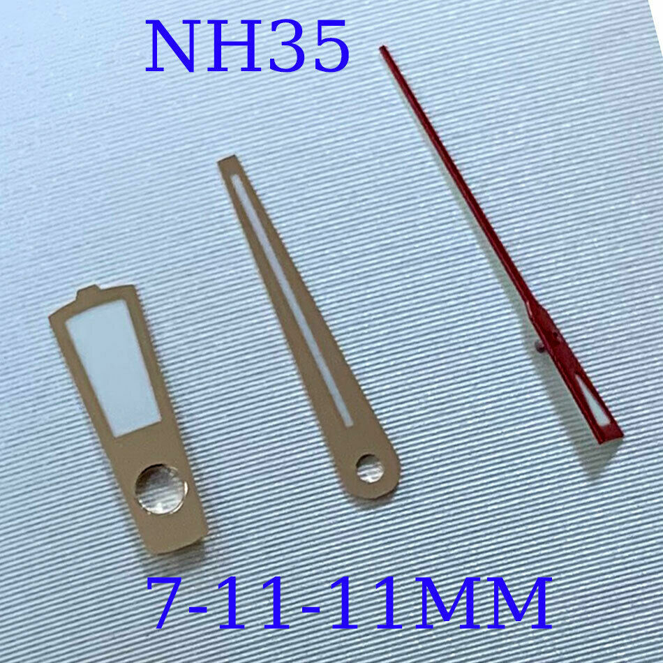 Set of watch hands for Seiko SKX007- NH35A/NH36A Movement w/ Lume HA48