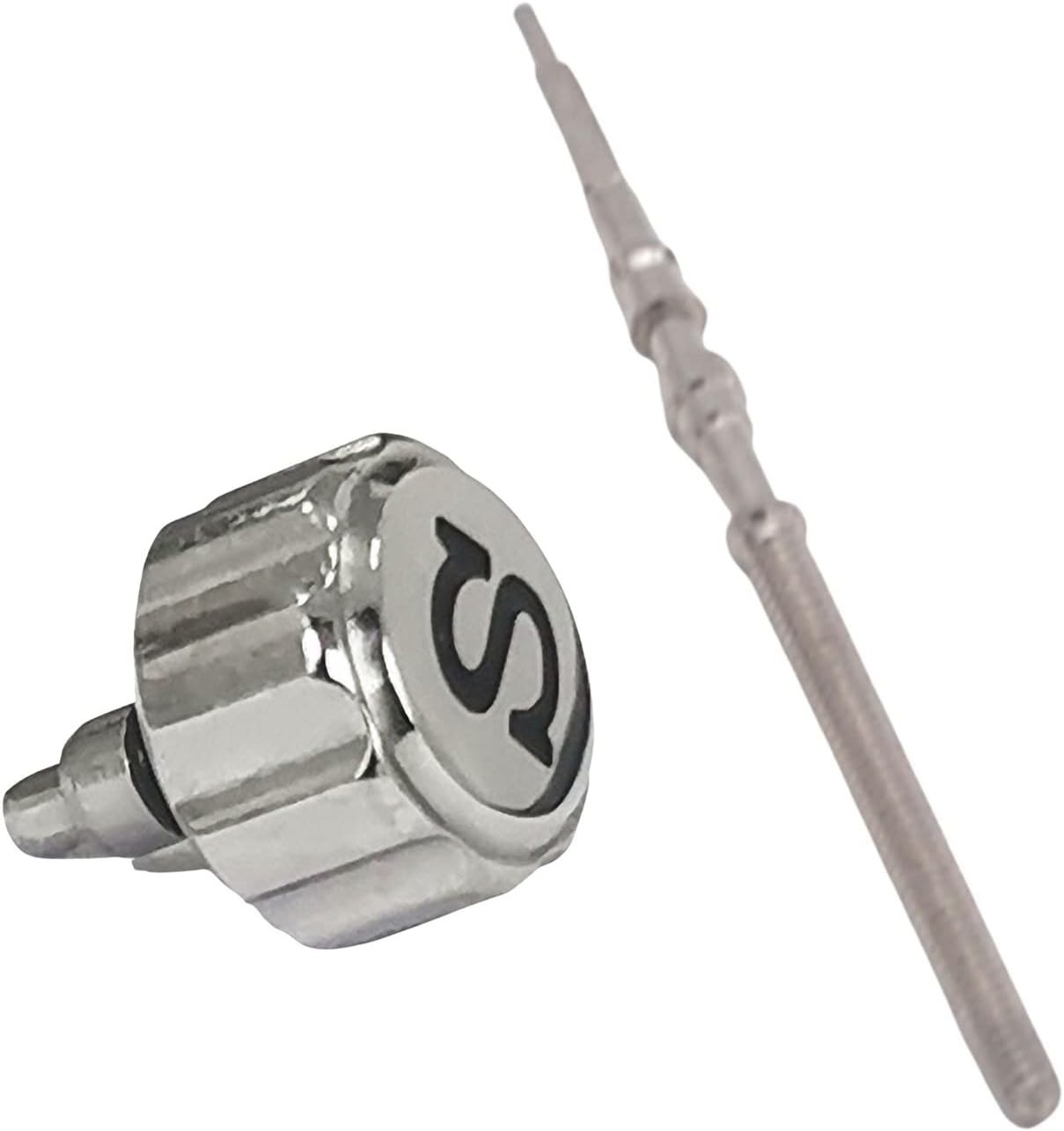 Stainless Steel Watch Crown with Watch Stem for NH35 NH36 4R35 4R36 7S26 Watc…