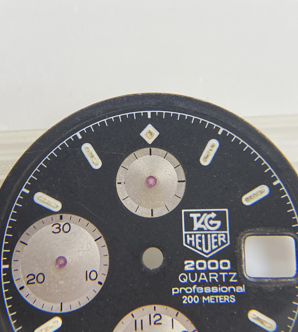 Original Tag Heuer 2000 Quartz Black Dial 262.006