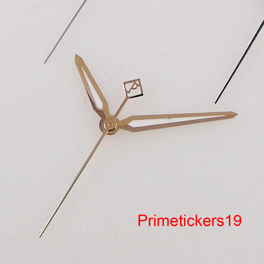 Silver Black Watch Hands Green Luminous Fit NH35 NH36 ETA2824 PT5000 Movement