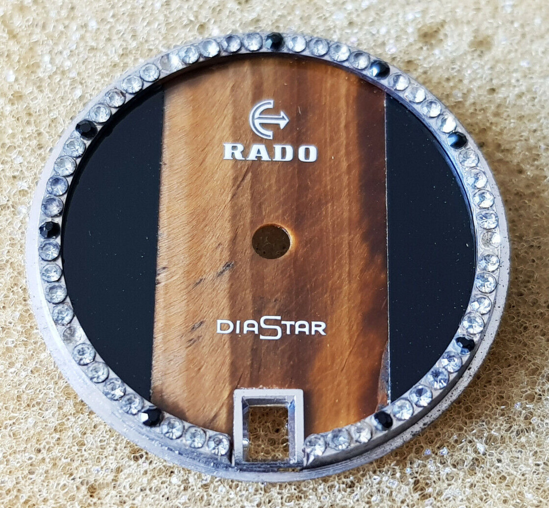 MINT ORIGINAL DIAL FOR RADO DIASTAR TIGER EYE DIAL AUTOMATIC GENTS SIZE 1.
