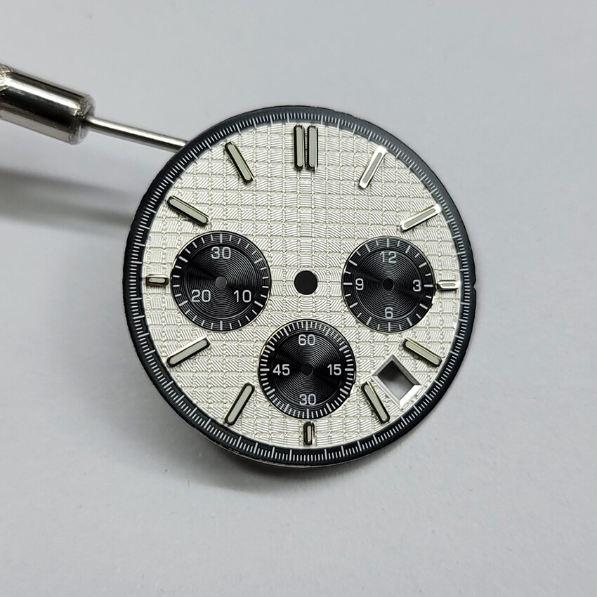30MM Modified Watch Dial Accessories for VK63 Quartz Movement