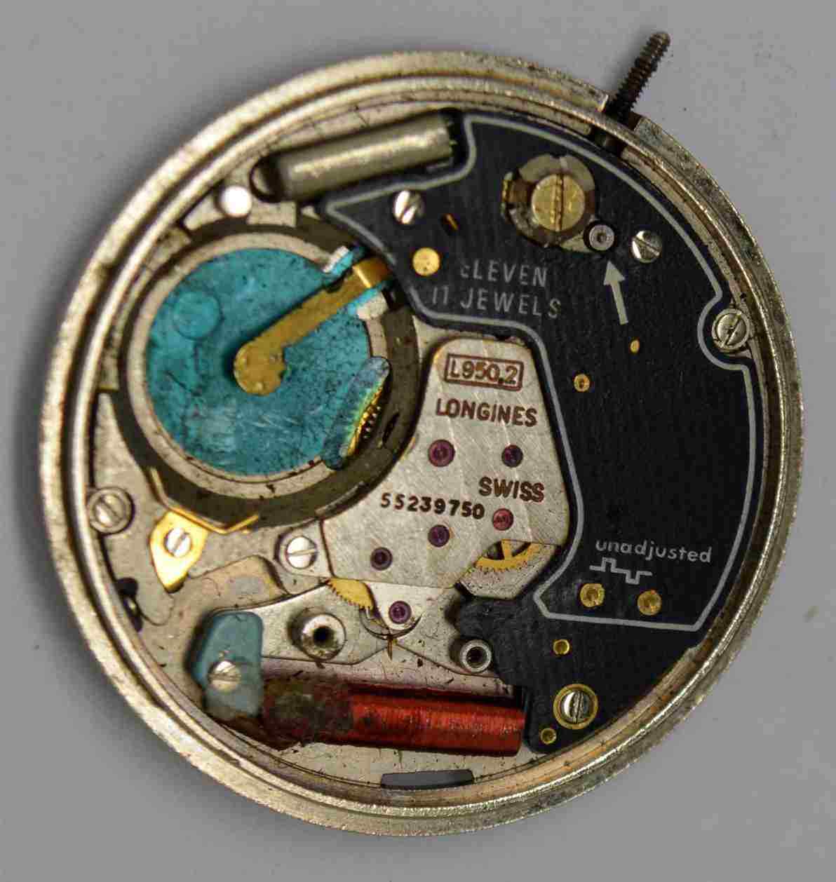 VTG LONGINES Movement. Cal: L950.2. S/N: 55239750. For Parts