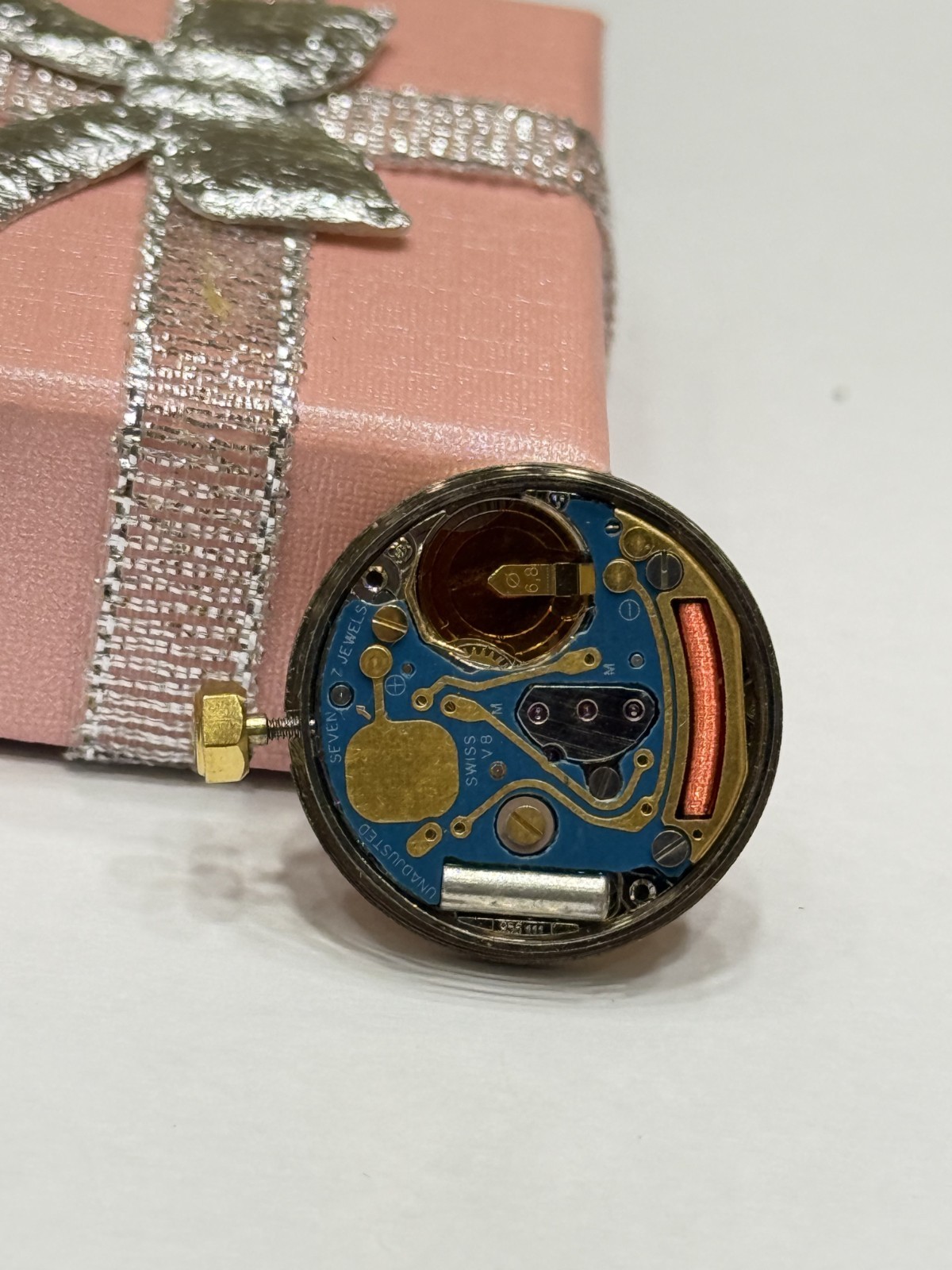 Movement Quartz Eta 956.111 Swiss Made 7 Jewels In Working Condition