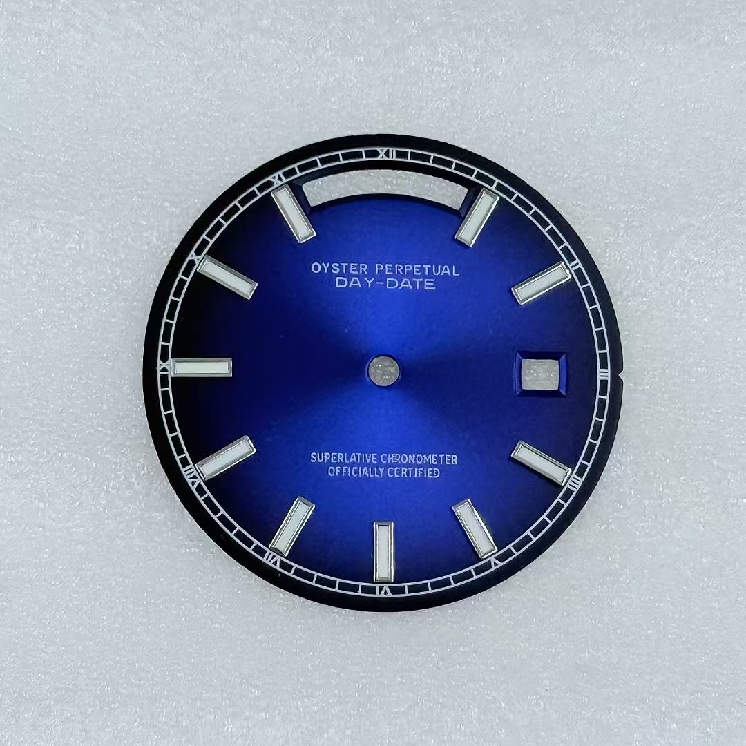 31mm Sunburst Watch Dial Green Luminous for 8285 Automatic Movement