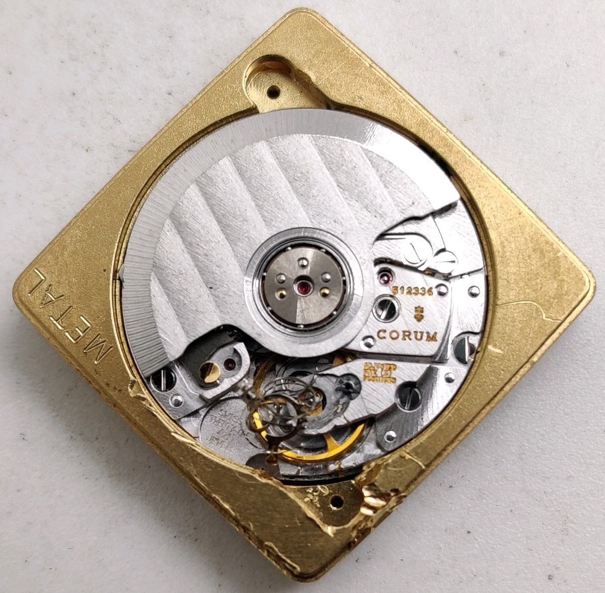 Corum Quadratus Frederic Piguet 9640 9641 Automatic watch movement For Repair