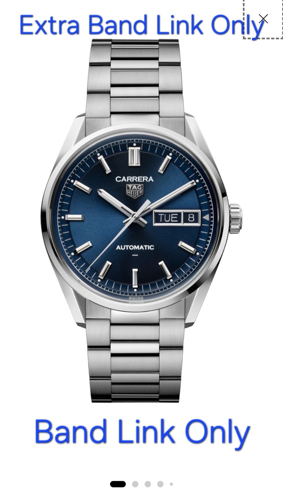 1 – Band LINK for TAG Heuer Carrera Day-Date 41mm WDA2112