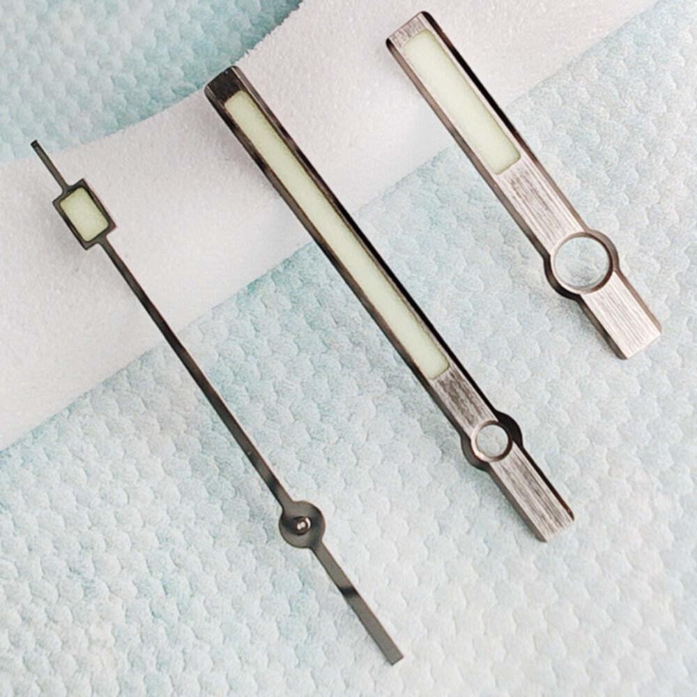 17mm 62MAS C3 Super Green Lume Watch Hands Set for Seiko SKX007/SPR777 NH35 NH36