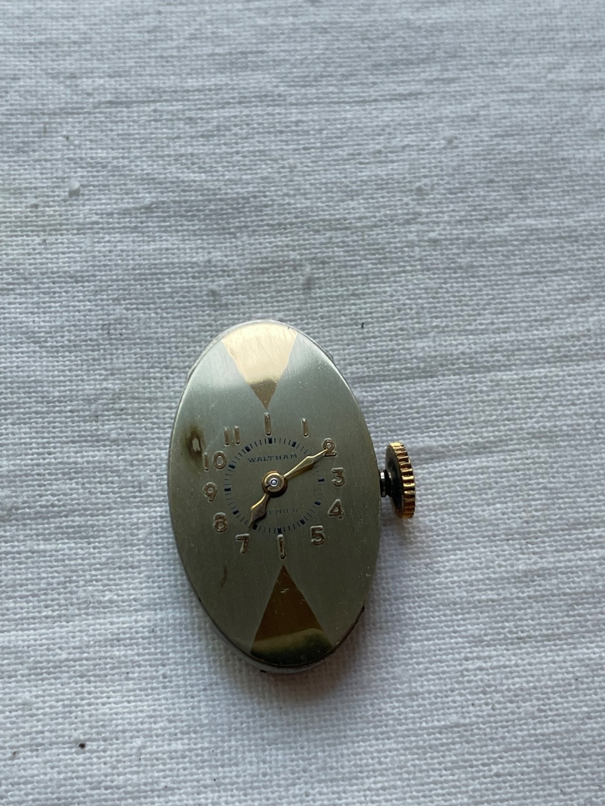 Waltham Premier rare dial – movement for ladies watch RUNS, lot 2606
