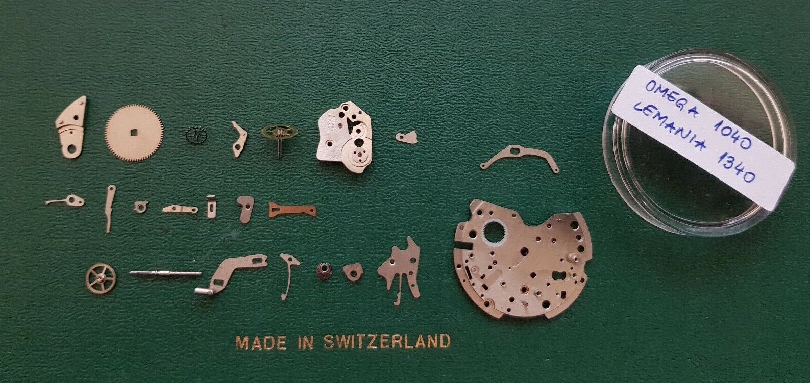 OMEGA 1040 LEMANIA 1340 Movement Parts New Old Stock NOS 1/2