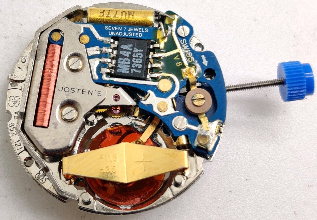 Vintage ETA AS ESA Cal. 952.121 Quartz watch movement For Repair