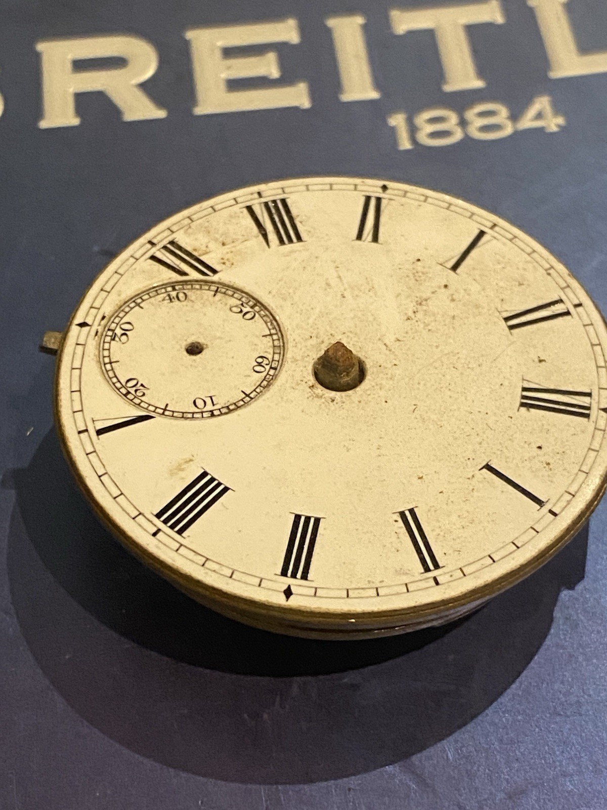 H Foster Of Ashford,Kent Pocket Watch Movement. Verge Fusee Movement. Spares Re