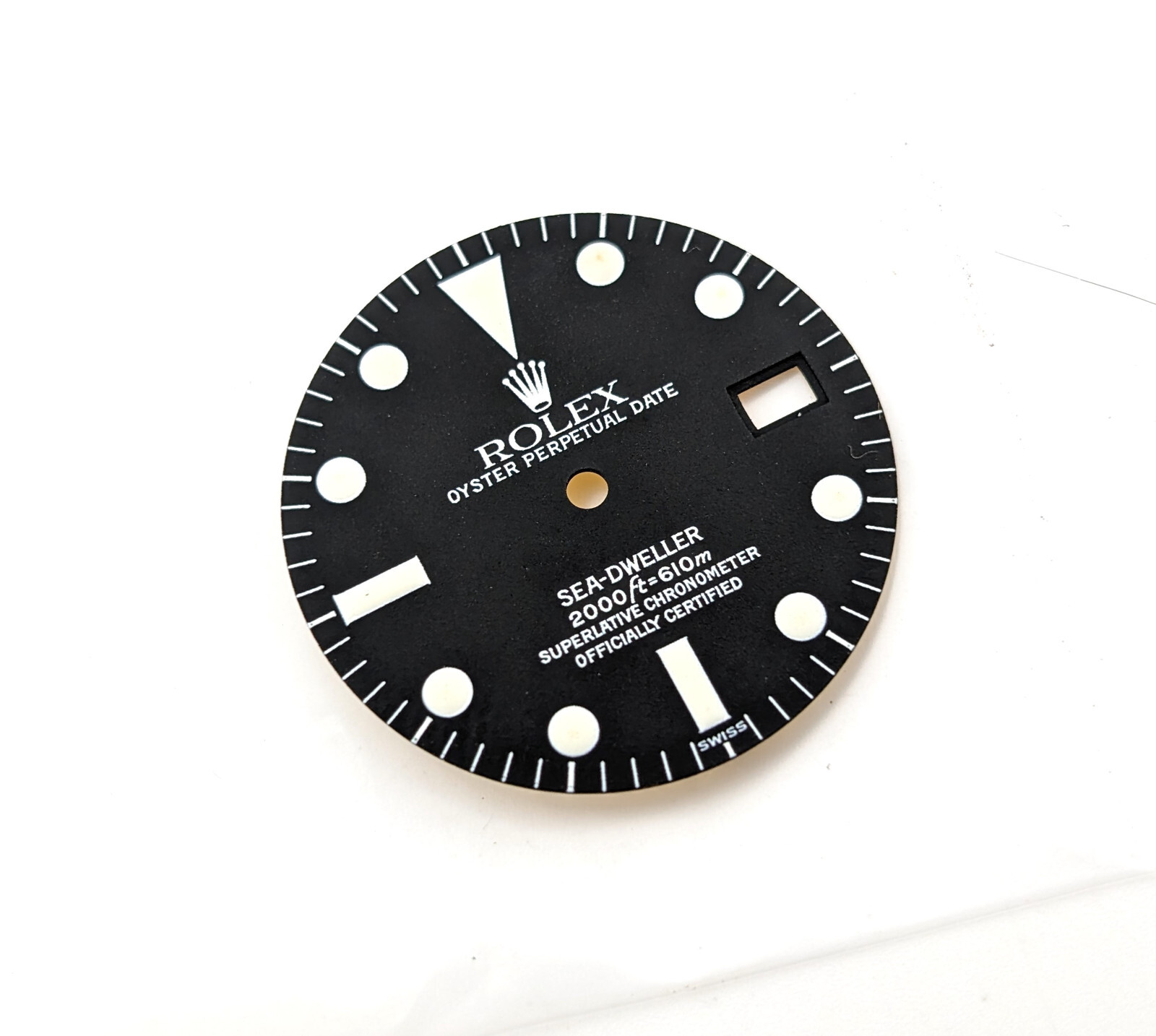 Genuine Rolex 1665 SeaDweller Vintage Dial Hands Bezel set All RSC Service parts