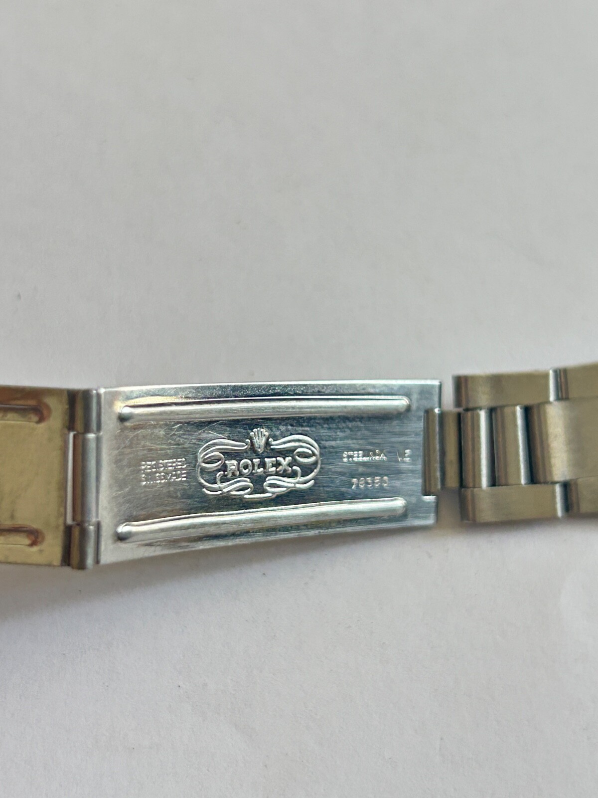 Rolex Oyster Bracelet 78350 VE Stainless 19mm 16cm Length Vintage 557 endlinks