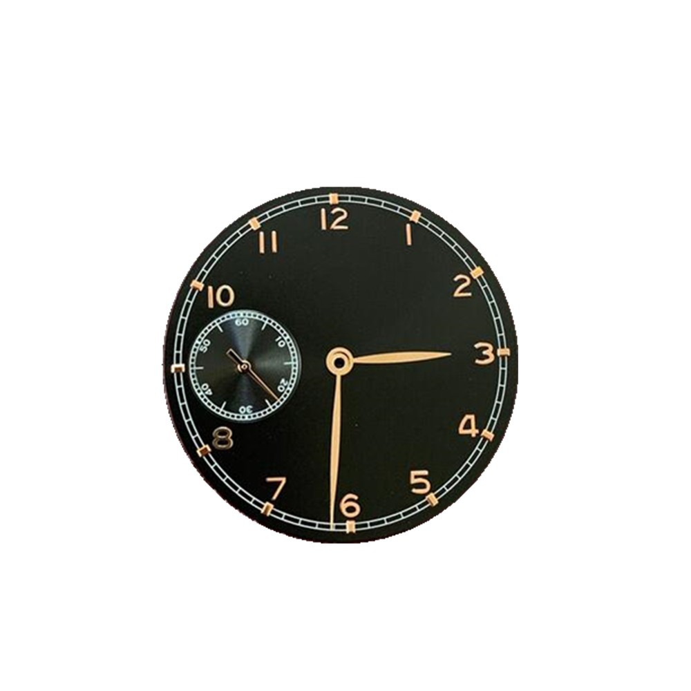 0.4mm Thickness 37mm Watch Dial With Hands For ETA 6497 ST3600 Watch Movement