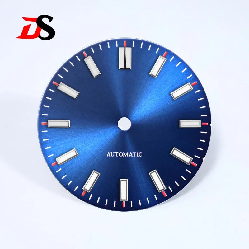DS Matte 28.5mm Sunburst Dial BGW9 Orange-Index NH35 SKX007/009 Can Custom Logo