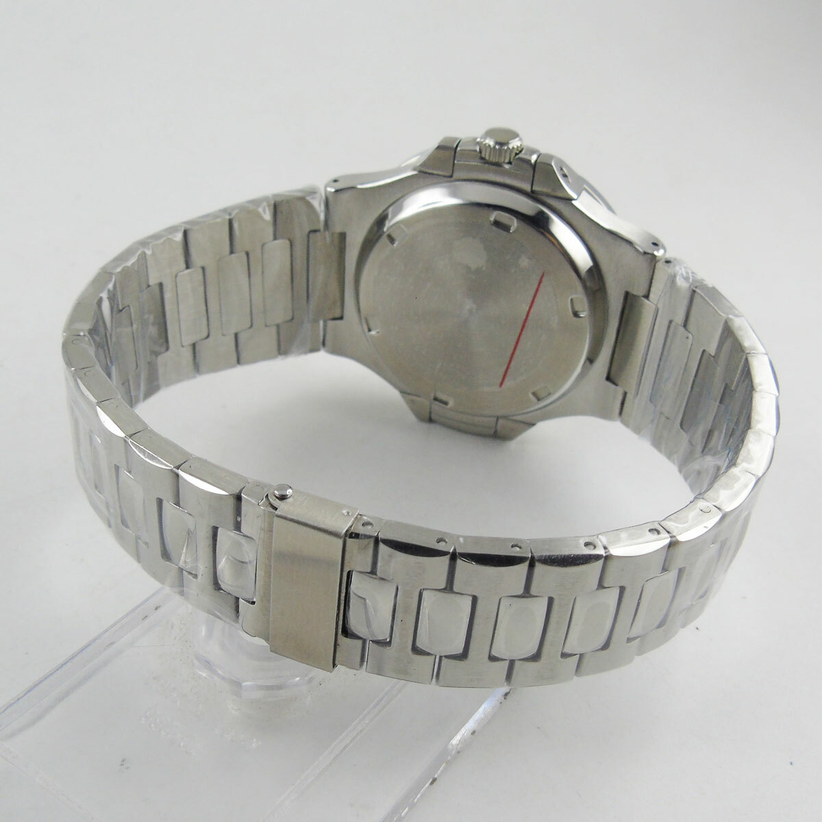 39mm Square Stainless Steel Watch Case Sapphire Glass For MIYOTA 8215 821A ETA