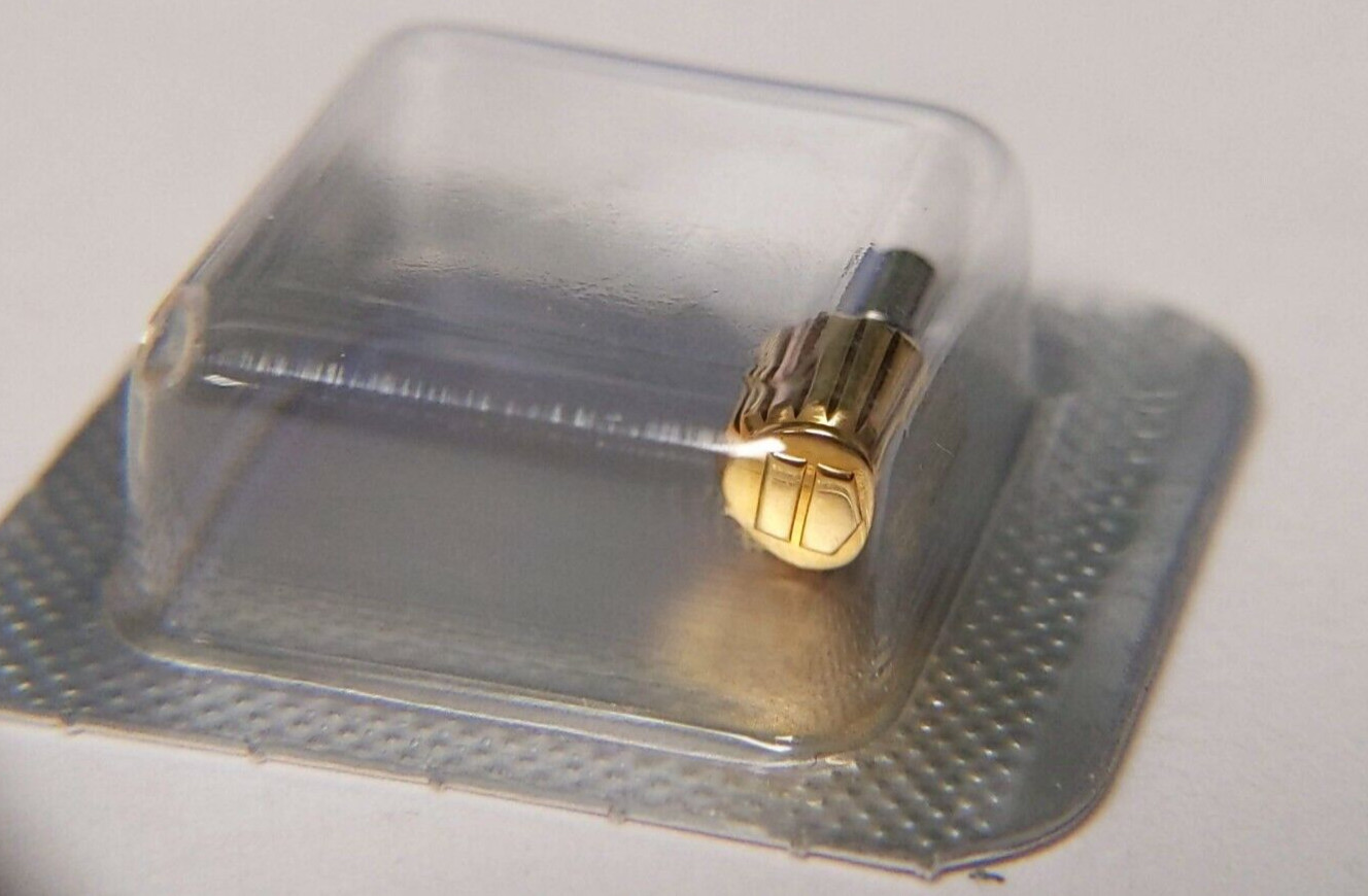 Tag Heuer CROWN and TUBE 5.5×4.5mm M0.9, Tag-16 (Yellow) New/Sealed
