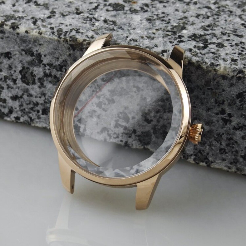 33MM Ladies Mod Stainless Steel Watch Case + Watch Band Fits NH35 NH36 NH38 5ATM