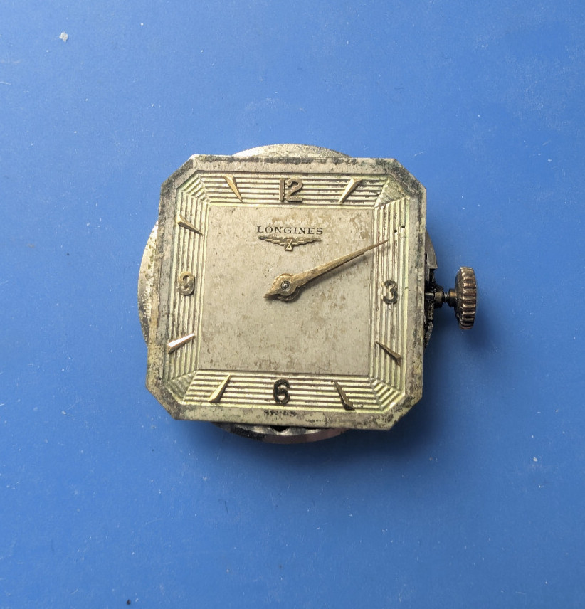 VINTAGE MENS LONGINES CALIBER 23Z WRISTWATCH MOVEMENT RUNNING