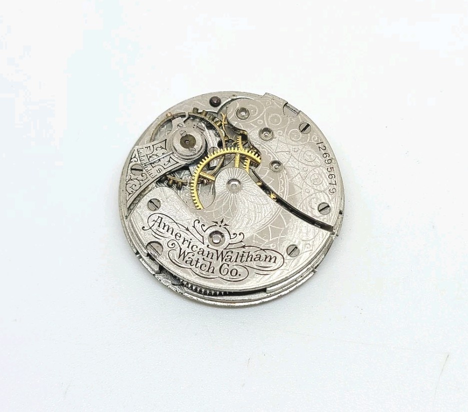 1903 Waltham Model 1891 Grade Seaside 7J 0s Pocket Watch Movement For Repair