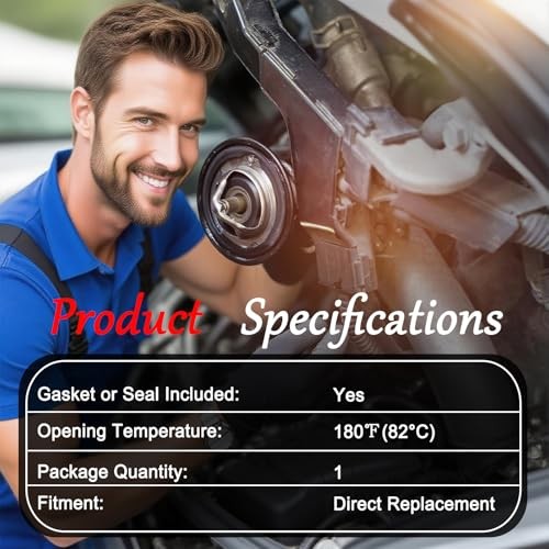 Thermostat Fit for Mazda 1992-2019 2 3 323 5 6 626 B-Serie Bt-50 KL01-15-171A