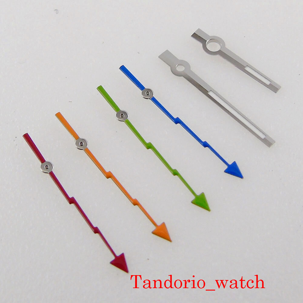 Stainless Steel Luminous Watch Hand Set Spare For NH35 MIYOTA 8215 ETA 2824 2836