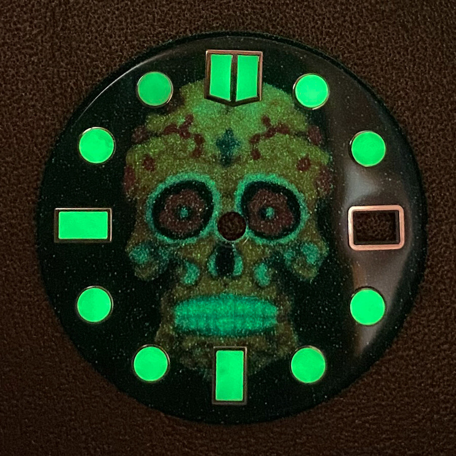 28.5mm Color Arts Luminous Watch Dial for NH35/36
