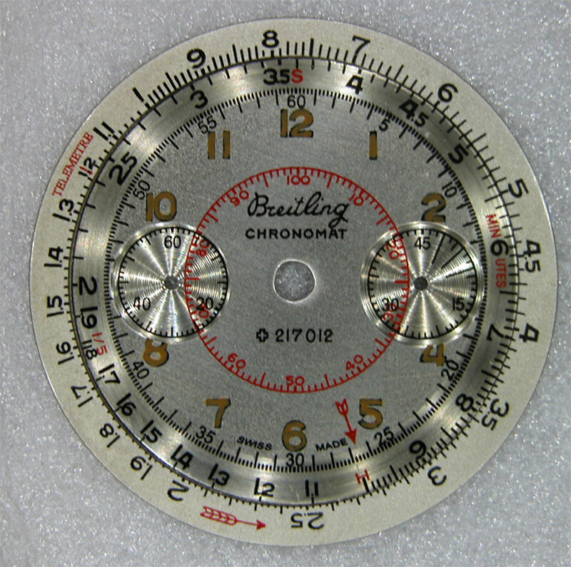 Breitling Chronomat watc hdial and Bezel