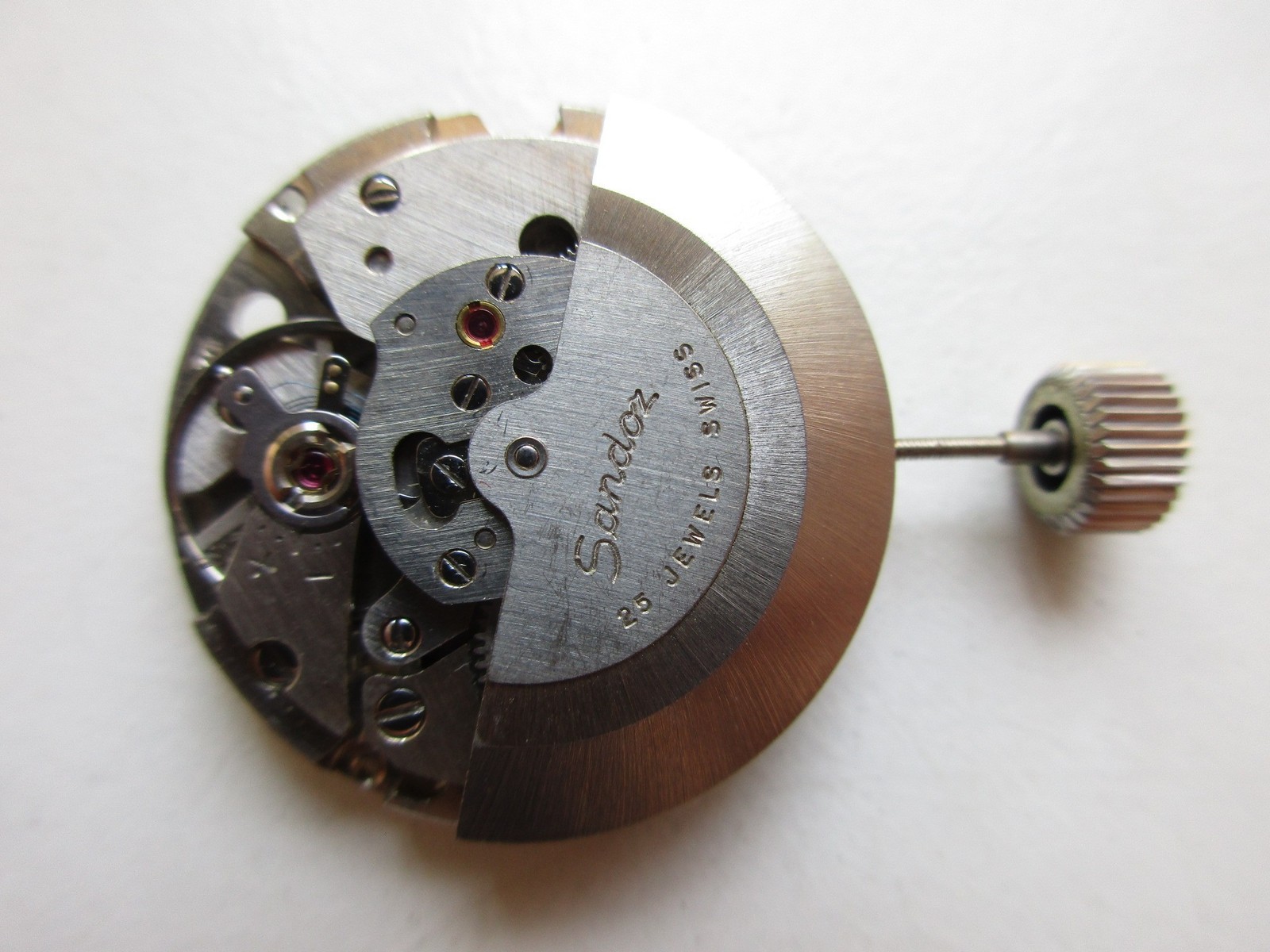 AS A. Schild cal. 1712/13 automatic Swiss watch movement – balance moves