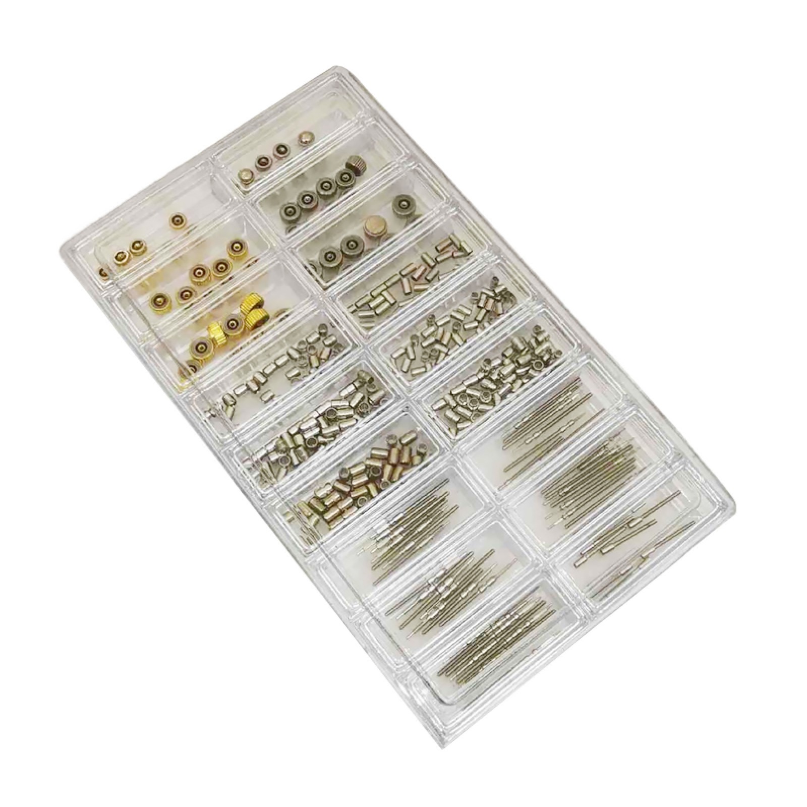 3-5mm Assorted Watch Crown Head + Winding Stem+Tube for 2035 2836 8200 7009 8205