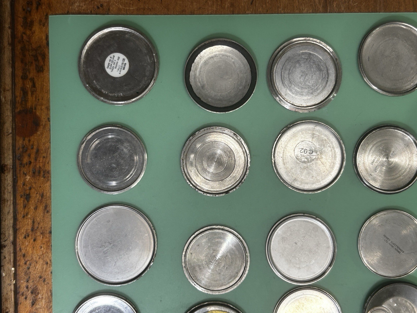 Watch Case Backs – Total of 54 – Various Brands – 1 Lot – 22.4mm – 46.8mm