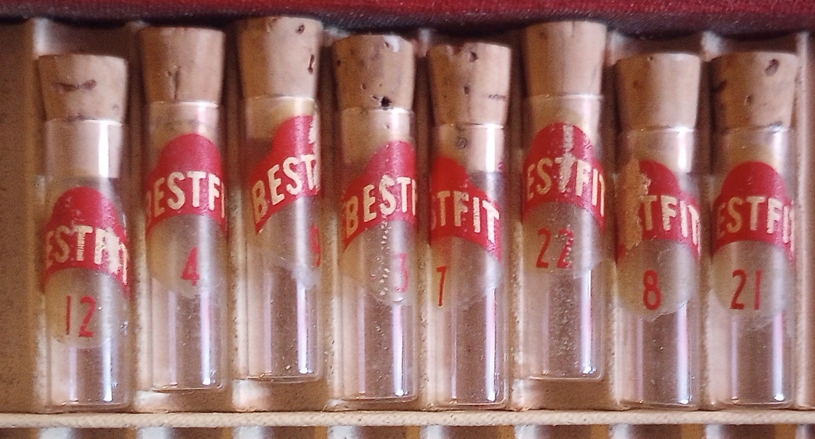 1950’s BestFit Genuine Seitz Balance Jewels Box With Vials
