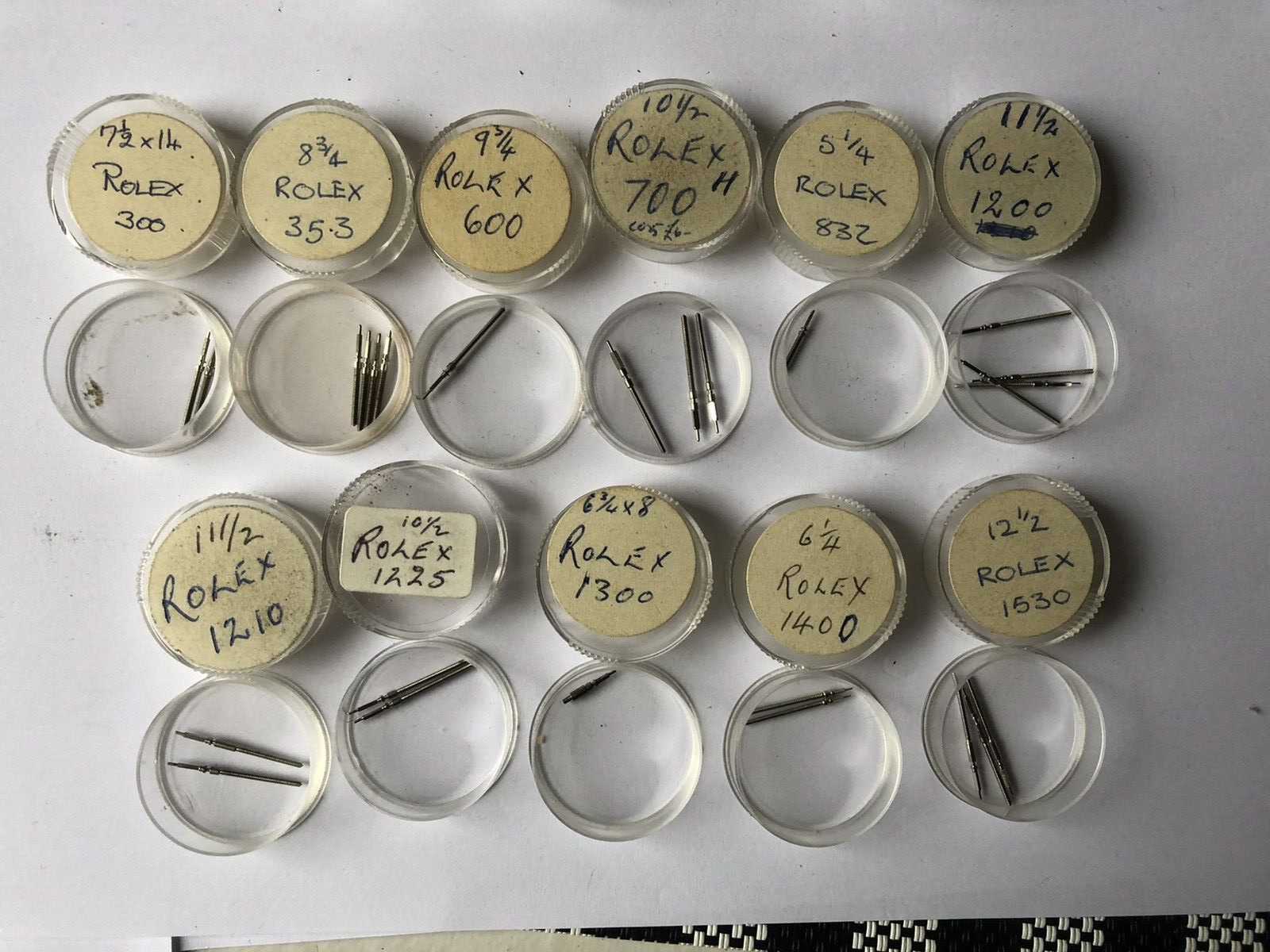 Rolex watch stems NOS see photos for details and ref. numbers.