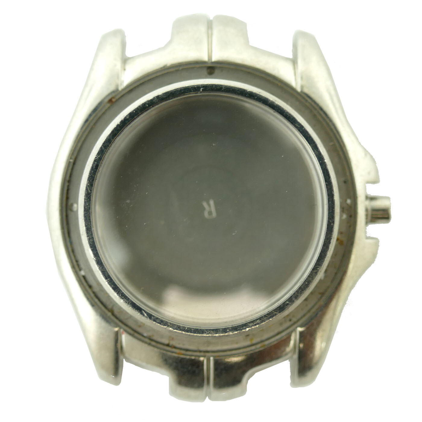 TAG HEUER WT1353 LINK STAINLESS STEEL MIDSIZE WATCH CASE FOR PARTS OR REPAIRS