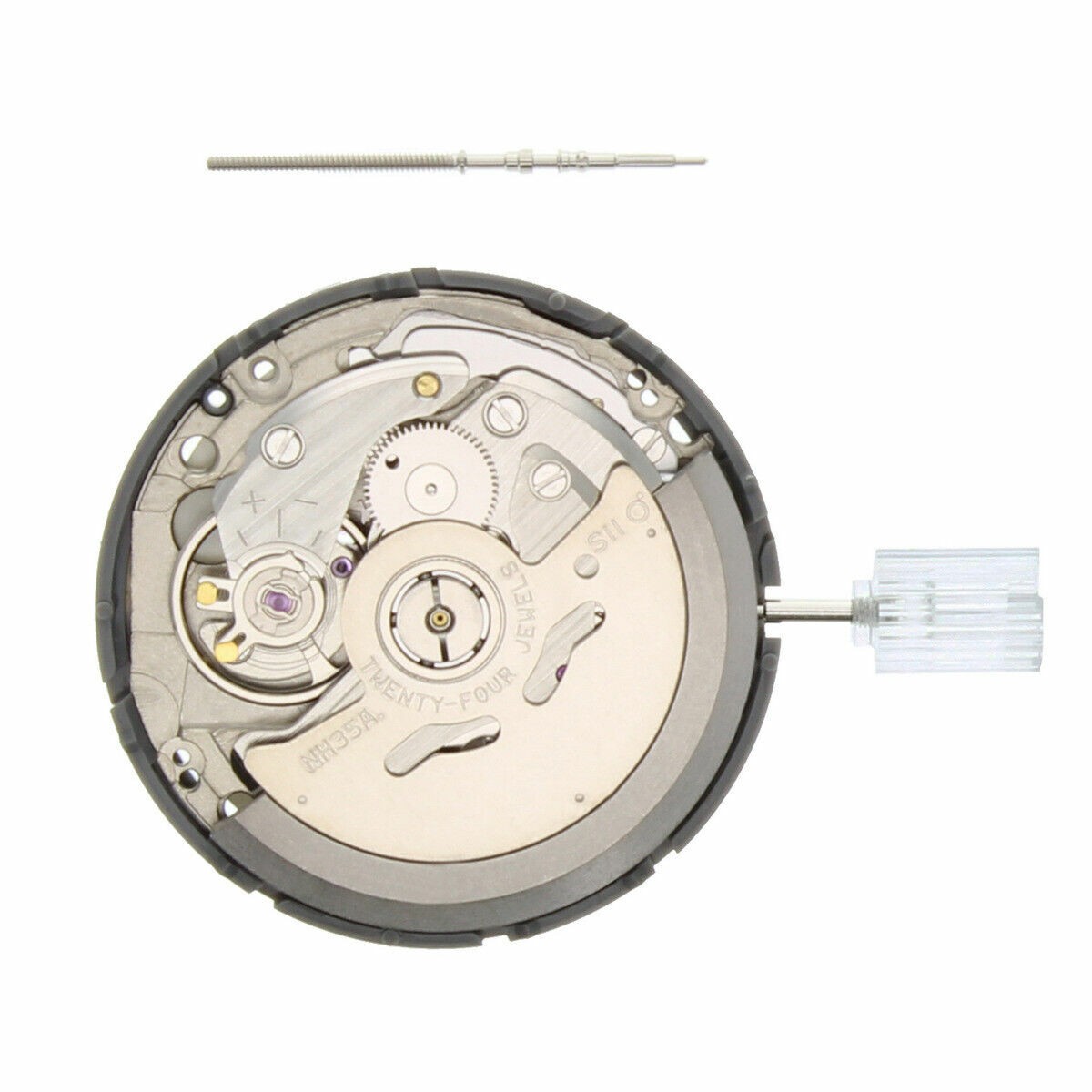 GENUINE FOR SEIKO (SII) NH35/NH35A AUTOMATIC MOVEMENT DATE @3 WHITE BRAND NEW
