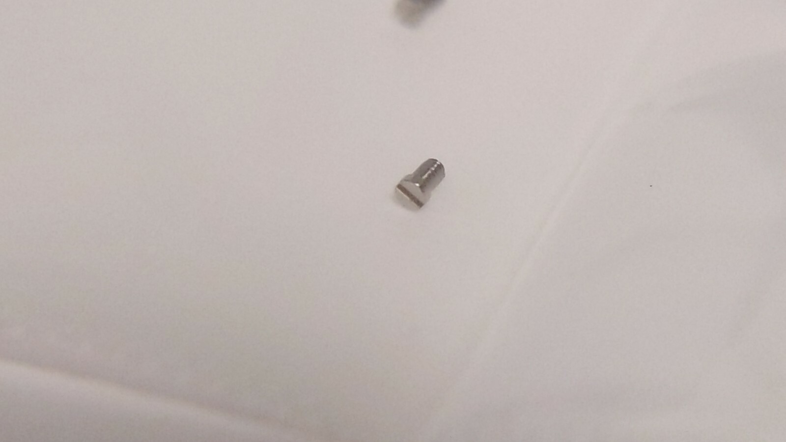 TO FIT 1530 7892 Dial Screw Feet Swiss Made Tiny New, head approx .8mm diameter,