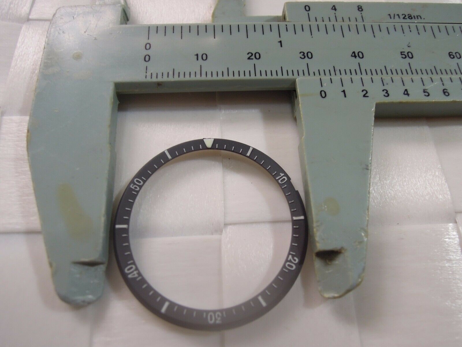 NEW DARK GRAY INNER ROTATING BEZEL POGUE CHRONOGRAPH 6139-6002/6005 WATCH