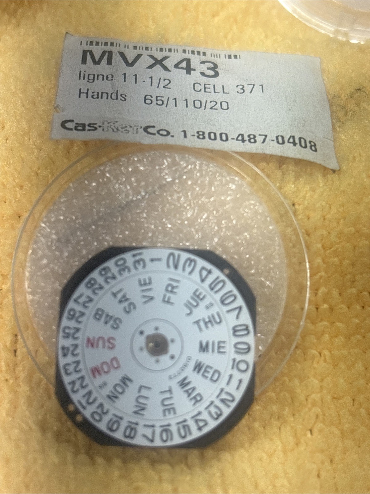 Hattori Vx43 Day Date At Three Watch Movement New