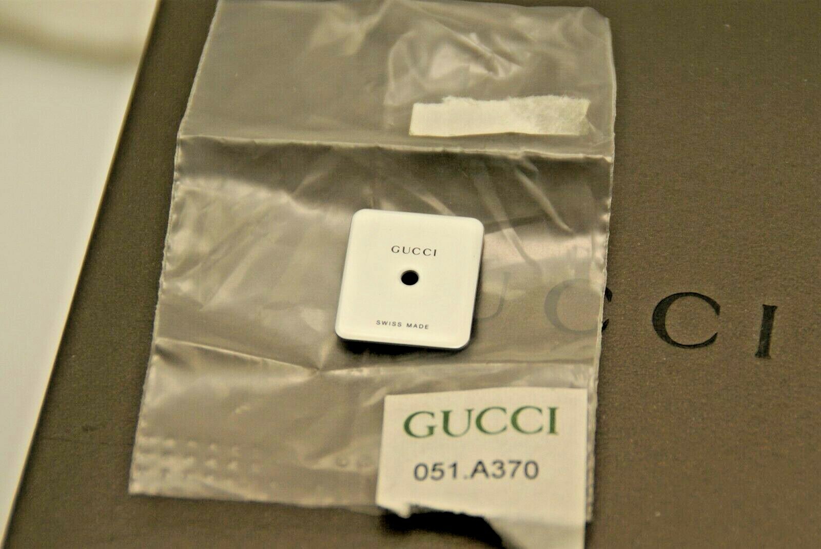 New Gucci Replacement Dial – 1900 L – White with Silver Lettering
