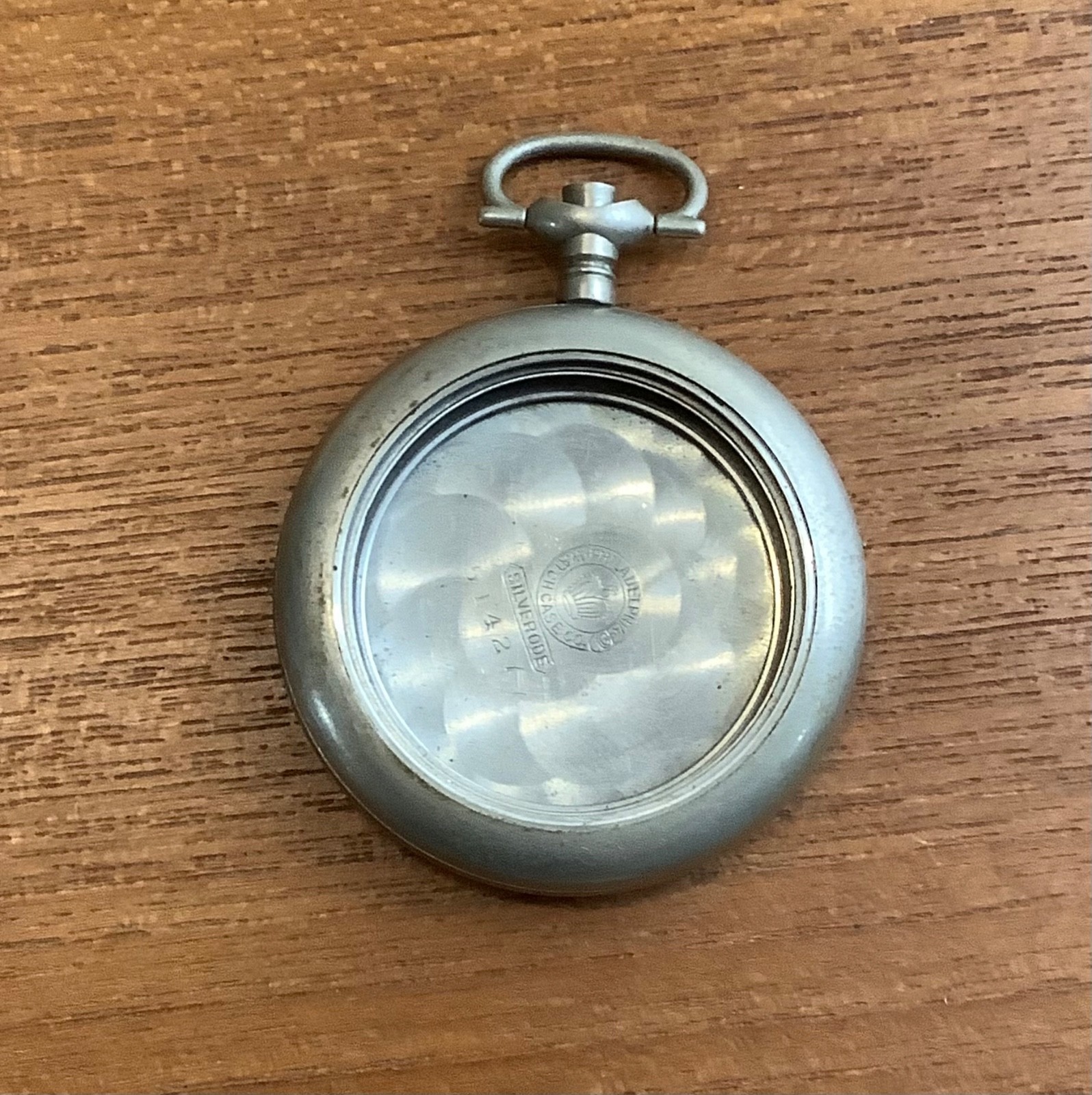 Philadelphia Watch Case Co Silverode Pocket Watch Size 6s Open Face Case