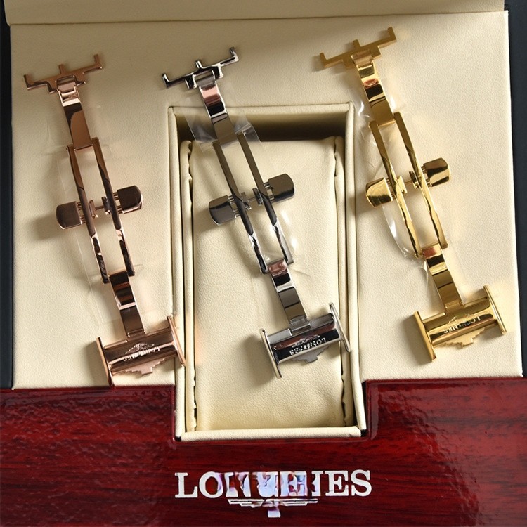 Stainless Steel Watch Buckle Butterfly Folding Clasp 12 14 16 18mm for Longines