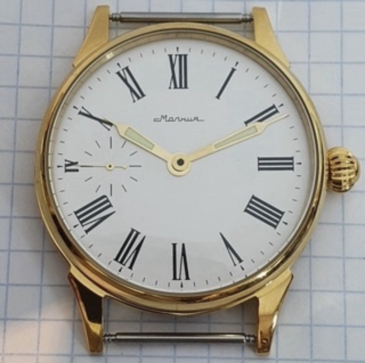 Molnija Marriage Watch Parts Set – Case Dial Hands – No Movement – Aftermarket