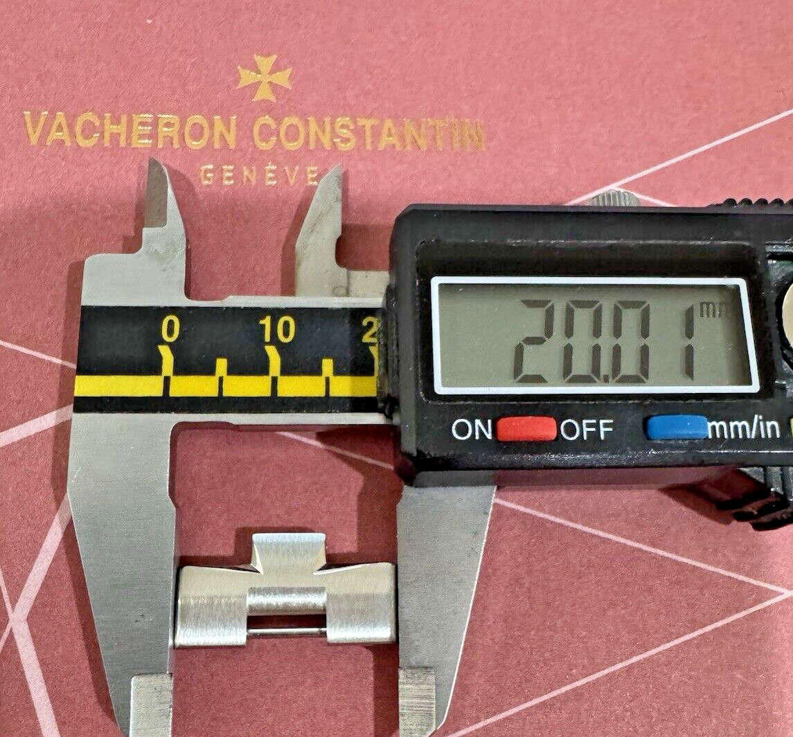 Vacheron Constantin Watch Link Overseas 45190 etc Model 20mm S/S Swiss Made New